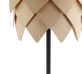 Martines 63" Pinecone Wood/Metal LED Floor Lamp