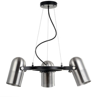 Ostrich 22" 3-Light Adjustable Metal LED Pendant