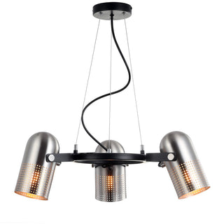 Ostrich 22" 3-Light Adjustable Metal LED Pendant