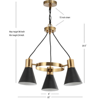 Zambezi Chic Metal LED Pendant