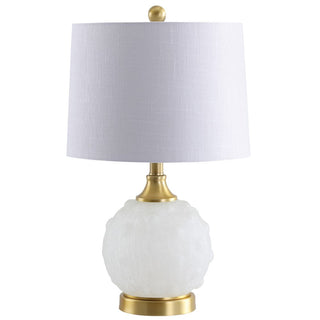 Alisha 22" Dotted Glass/Metal LED Table Lamp