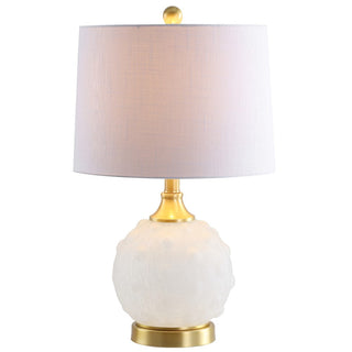 Alisha 22" Dotted Glass/Metal LED Table Lamp