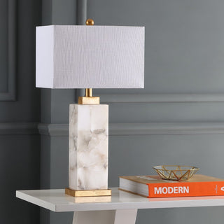 Pedro 27.5" Alabaster LED Table Lamp