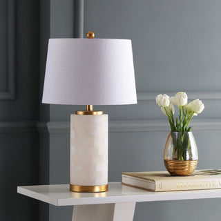 Kelsey 25.5" Alabaster LED Table Lamp