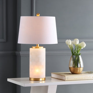 Kelsey 25.5" Alabaster LED Table Lamp