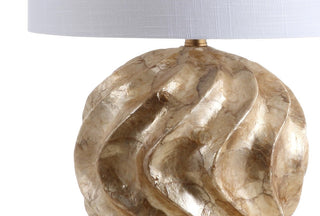 Valeria 24" Sphere Sea Shell LED Table Lamp