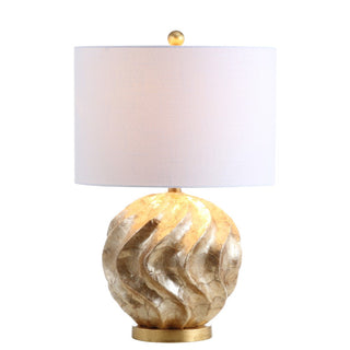 Valeria 24" Sphere Sea Shell LED Table Lamp