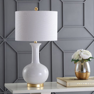 Fiona 27" Ceramic/Metal LED Table Lamp