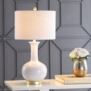 Fiona 27" Ceramic/Metal LED Table Lamp