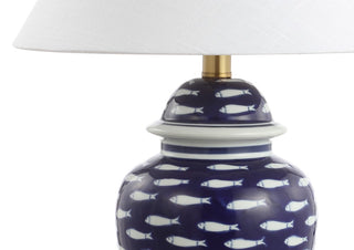 Carnaby 22" Ginger Jar Ceramic/Metal LED Table Lamp