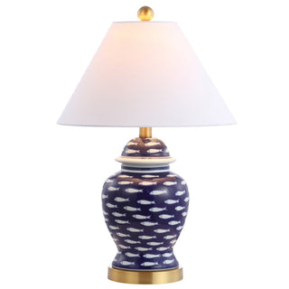 Carnaby 22" Ginger Jar Ceramic/Metal LED Table Lamp