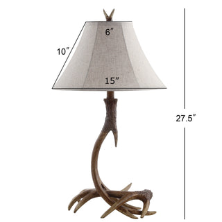 Brisbane 27.5" Rustic Resin LED Table Lamp