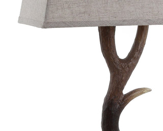 Colorado 29.5" Rustic Resin/Crystal LED Table Lamp