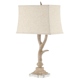 Colorado 29.5" Rustic Resin/Crystal LED Table Lamp