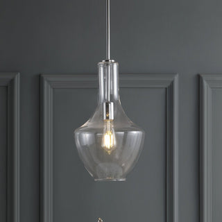 Nile Glass/Metal LED Pendant