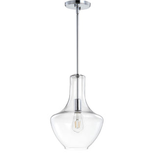 Nile Glass/Metal LED Pendant