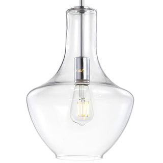 Nile Glass/Metal LED Pendant