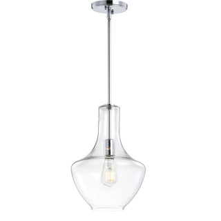 Nile Glass/Metal LED Pendant