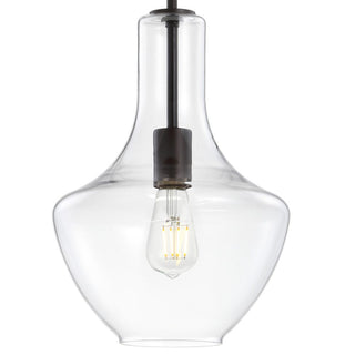 Nile Glass/Metal LED Pendant