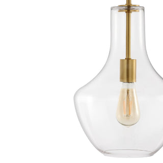 Nile Glass/Metal LED Pendant