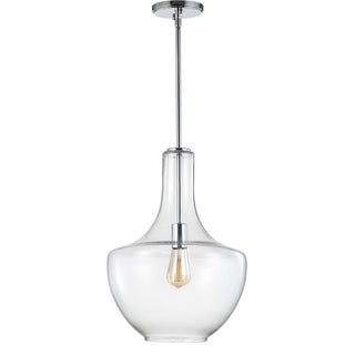 Nile Glass/Metal LED Pendant