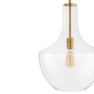 Nile Glass/Metal LED Pendant