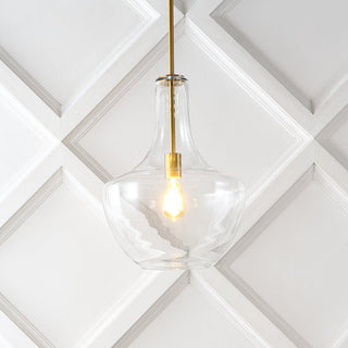 Nile Glass/Metal LED Pendant