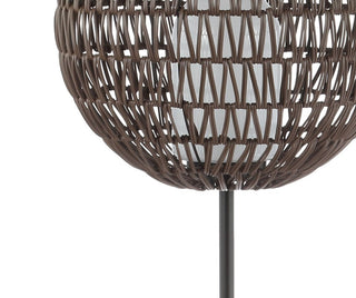 Silverfish 61" Outdoor Woven Globe LED Floor Lamp