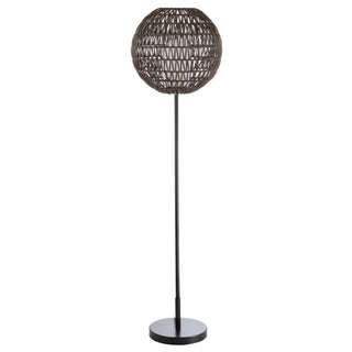 Silverfish 61" Outdoor Woven Globe LED Floor Lamp