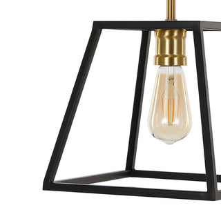 Brass Farmhouse Industrial Iron LED Pendant