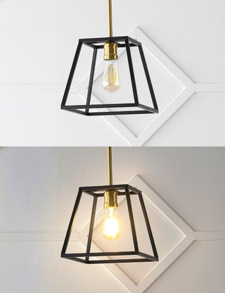 Brass Farmhouse Industrial Iron LED Pendant