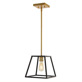 Brass Farmhouse Industrial Iron LED Pendant