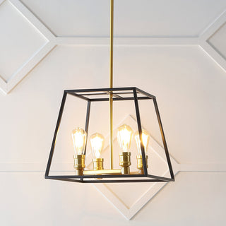 Brass Farmhouse Industrial Iron LED Pendant