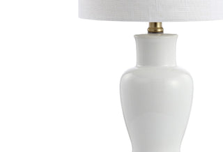 Ashford 21" Ceramic/Iron Modern Classic LED Table Lamp