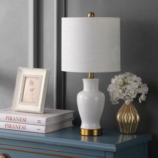 Ashford 21" Ceramic/Iron Modern Classic LED Table Lamp