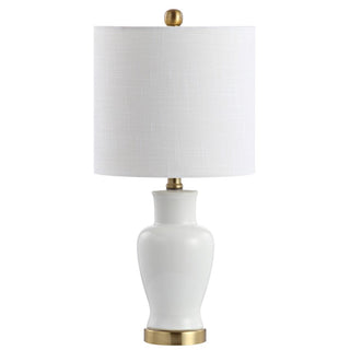 Ashford 21" Ceramic/Iron Modern Classic LED Table Lamp