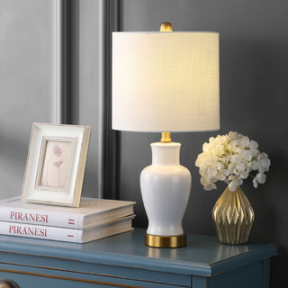 Ashford 21" Ceramic/Iron Modern Classic LED Table Lamp