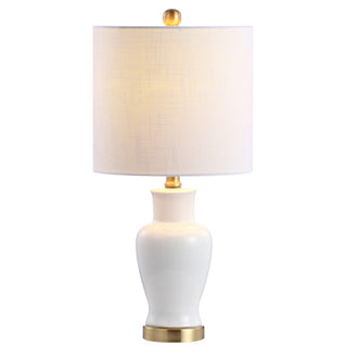 Ashford 21" Ceramic/Iron Modern Classic LED Table Lamp