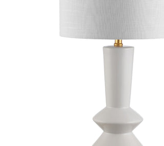 Lamonia 27" Ceramic/Iron Contemporary Glam LED Table Lamp