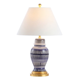 Kitakami 27" Ceramic/Iron Modern Coastal LED Table Lamp