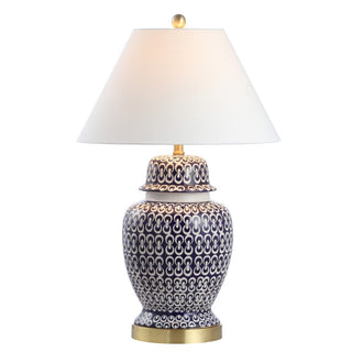 Teshio 28.5" Ceramic/Iron Coastal Modern LED Table Lamp