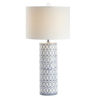 Trumbo 28.75" Ceramic Modern Column LED Table Lamp