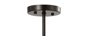 Runyon 15" Iron/Glass Modern Drum LED Flush Mount