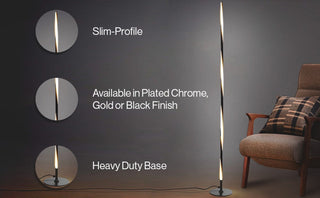 Rhone 63.75" LED Integrated Floor Lamp