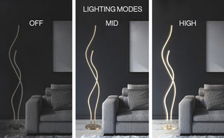 Mississippi 63.75" LED Integrated Floor Lamp