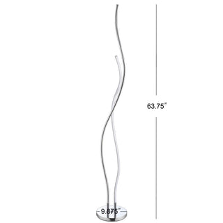 Mississippi 63.75" LED Integrated Floor Lamp