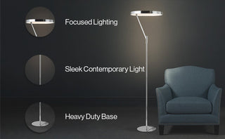 Zayanab 66.7" Integrated LED Metal Floor Lamp