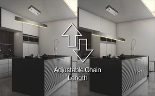 Alder Dimmable Adjustable Integrated LED Metal Linear Pendant