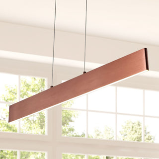 Alder Dimmable Adjustable Integrated LED Metal Linear Pendant