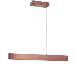 Alder Dimmable Adjustable Integrated LED Metal Linear Pendant